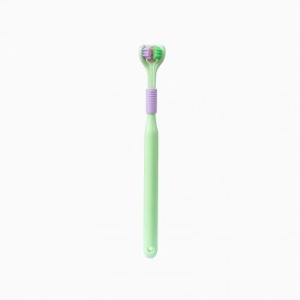 Colorblock ultra-soft three-sided children's toothbrush
