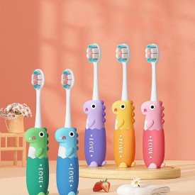 High-density soft-bristled children's toothbrush