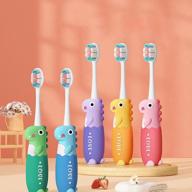 High-density soft-bristled children's toothbrush
