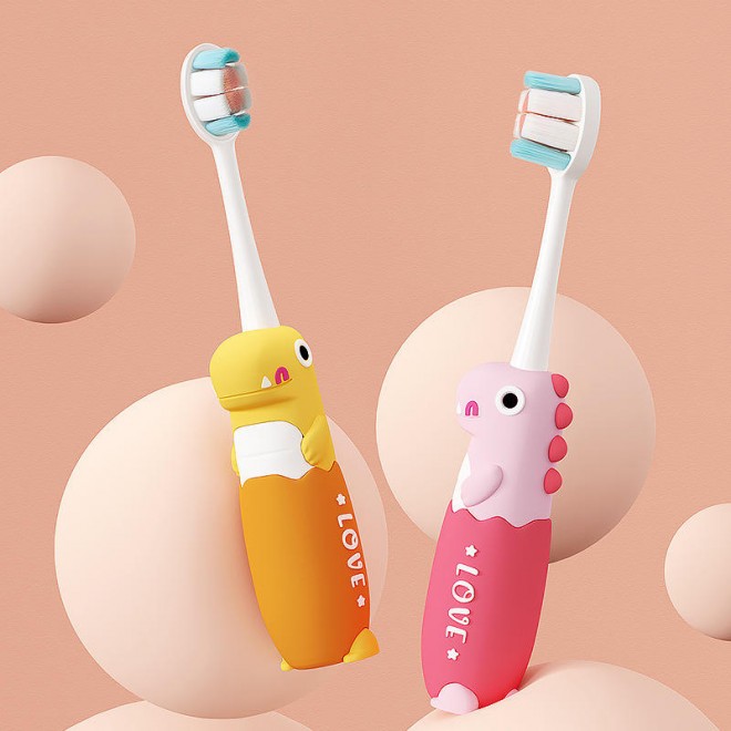 High-density soft-bristled children's toothbrush