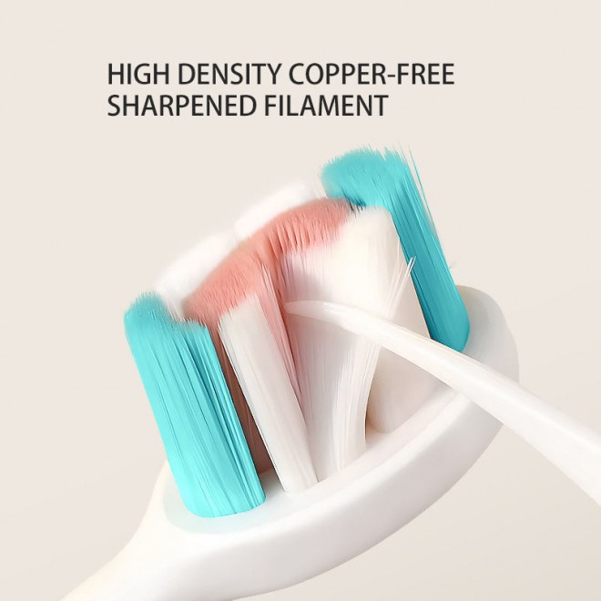 High-density soft-bristled children's toothbrush
