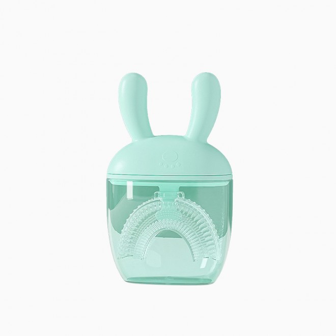 360-degree U-shaped brush head children's toothbrush