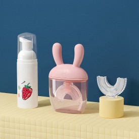 360-degree U-shaped brush head children's toothbrush
