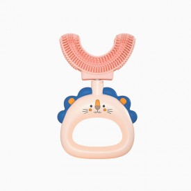 U-shaped silicone cartoon children's toothbrush