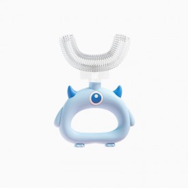Gripable cartoon monster handle children's toothbrush