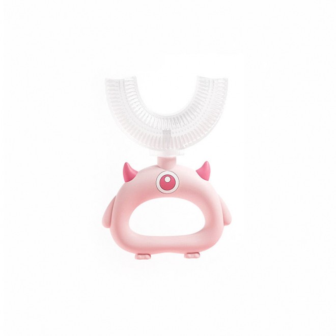 Gripable cartoon monster handle children's toothbrush