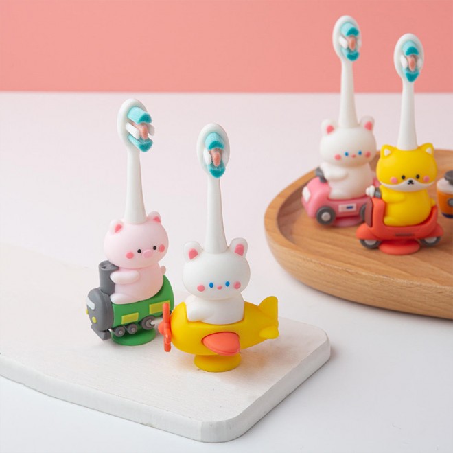 High-quality cartoon soft-bristled children's toothbrush