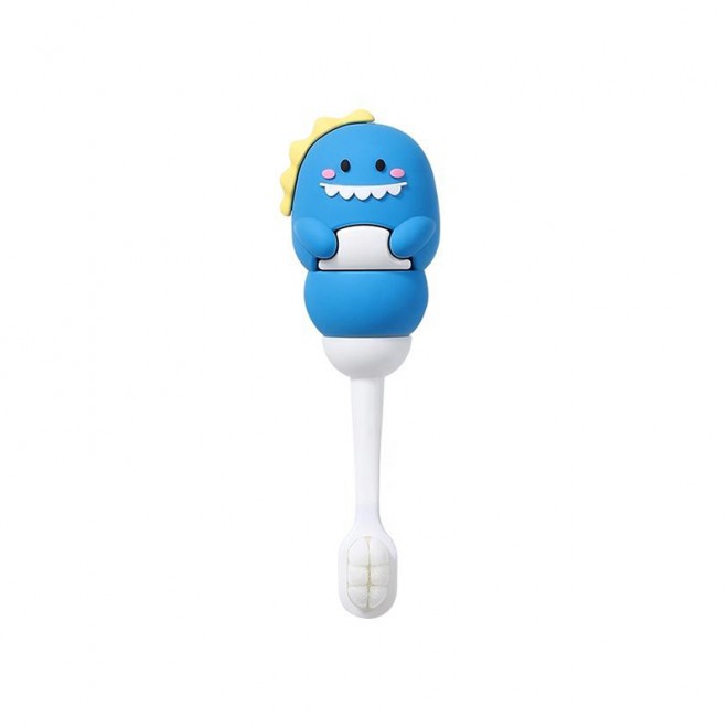 Cute dinosaur non-slip handle children's toothbrush