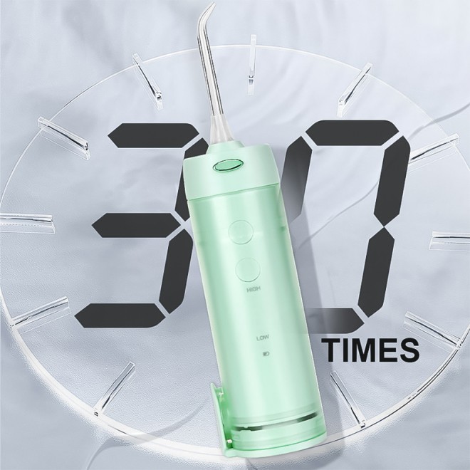 Mini foldable rechargeable water flosser
