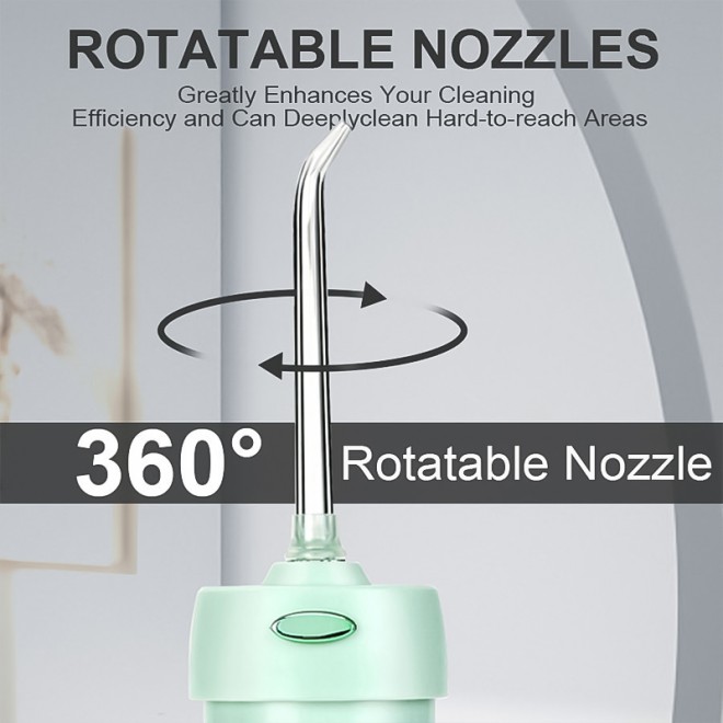Mini foldable rechargeable water flosser