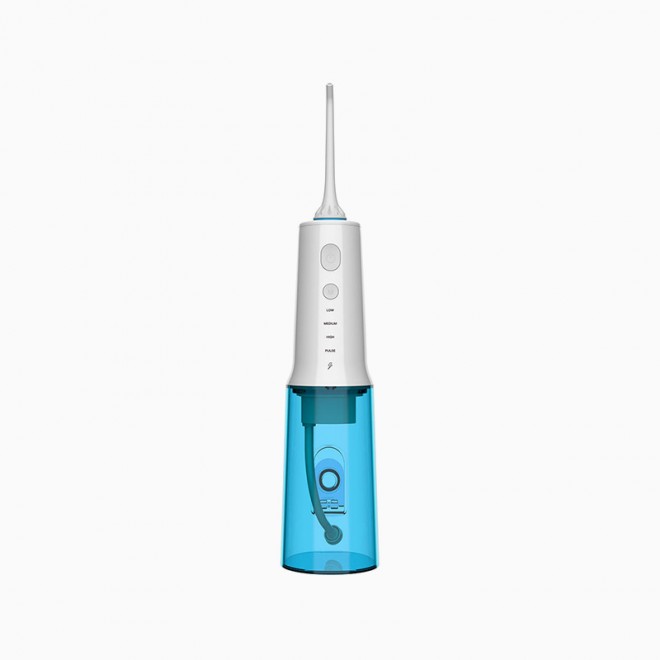 Portable high-frequency pulse electric water flosser