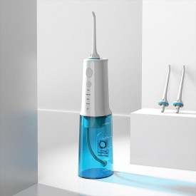 Portable high-frequency pulse electric water flosser