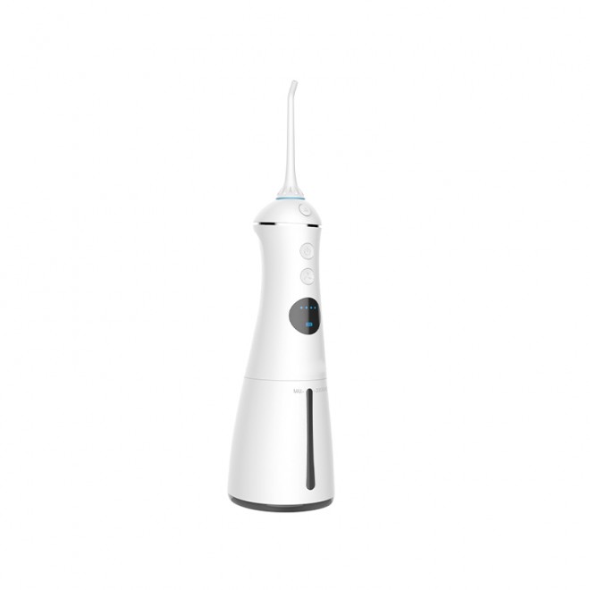 Portable ergonomic electric water flosser