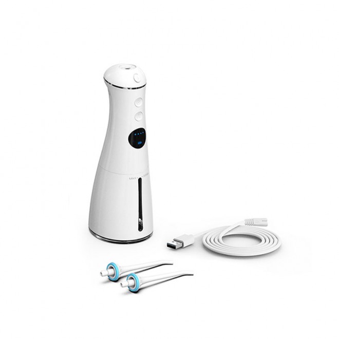 Portable ergonomic electric water flosser