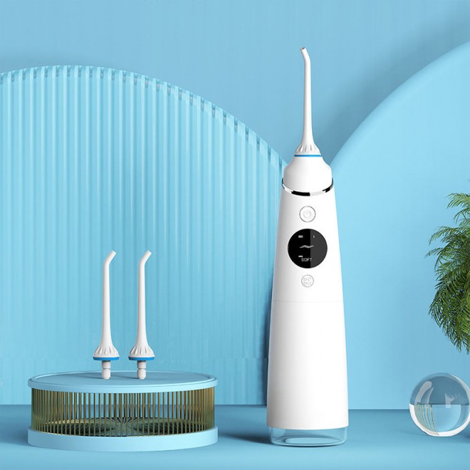LCD display rechargeable electric water flosser