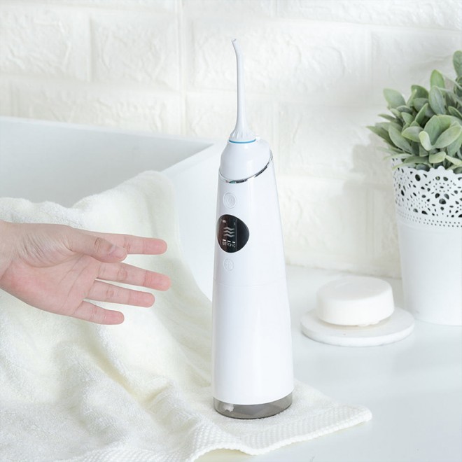 LCD display rechargeable electric water flosser