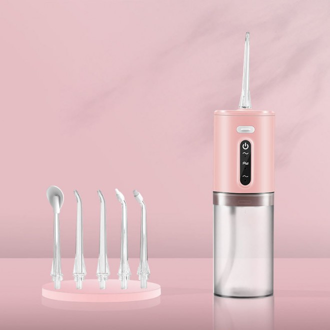 High-frequency pulse portable electric water flosser