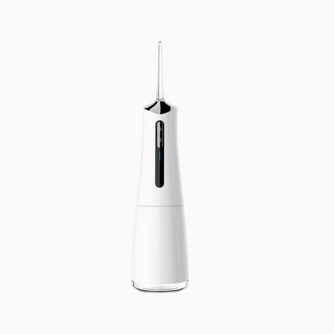 White smart timer electric water flosser