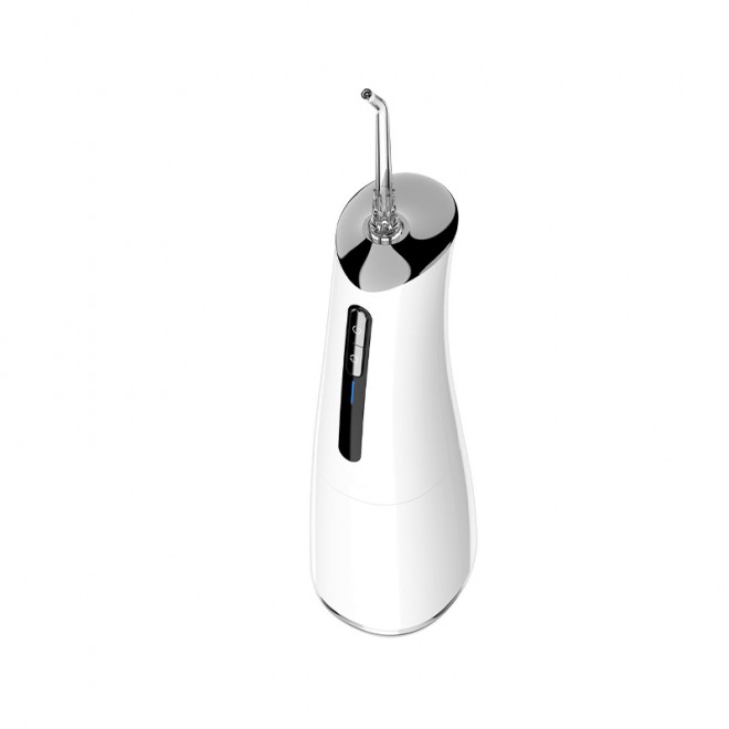 White smart timer electric water flosser