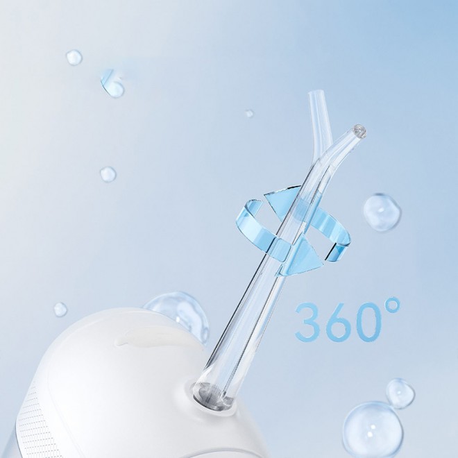 Highly efficient rechargeable electric water flosser