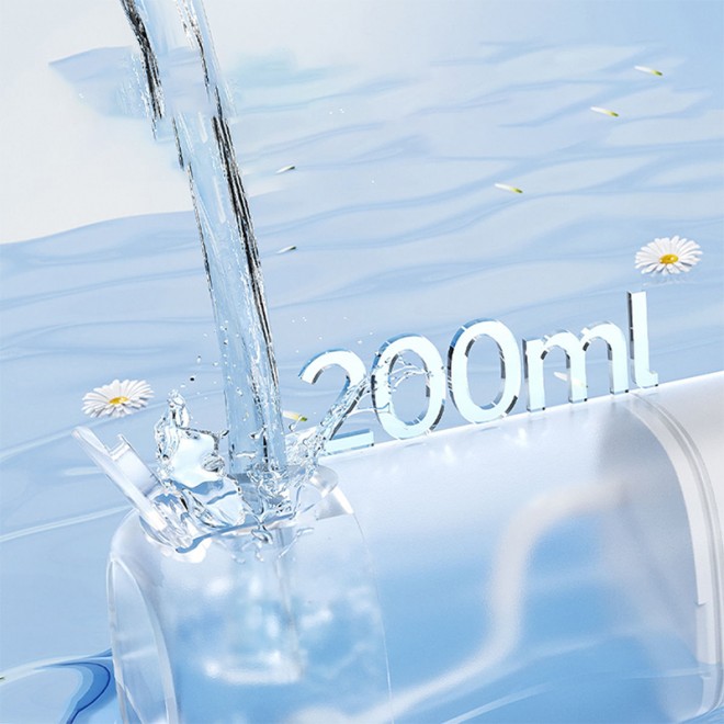 Highly efficient rechargeable electric water flosser
