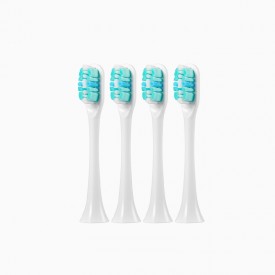 Densely wavy bristle replacement brush head