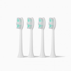 Soft bristle sonic replacement brush head