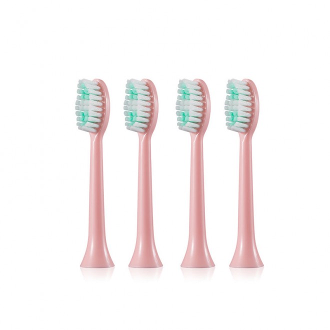 Soft bristle sonic replacement brush head