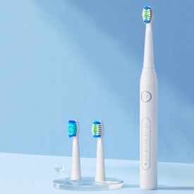 W-shaped bristle toothbrush replacement brush head
