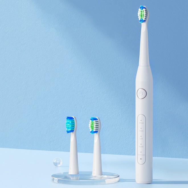 W-shaped bristle toothbrush replacement brush head