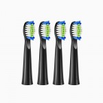 Black W-shaped bristle replacement brush head