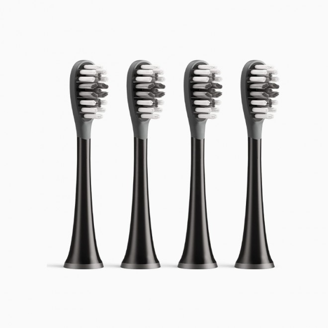 Extra soft bristle toothbrush replacement brush heads