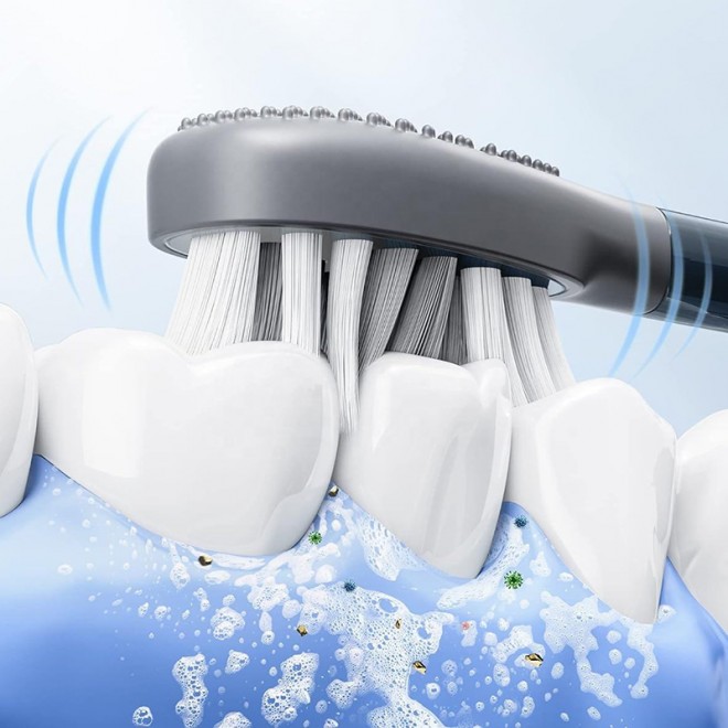 Extra soft bristle toothbrush replacement brush heads