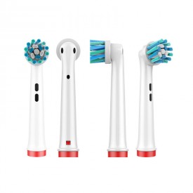 Rotating cleaning replacement brush head