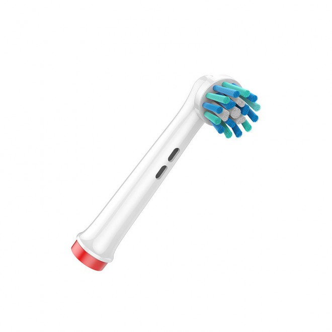 Rotating cleaning replacement brush head