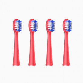 Ultra-soft wavy bristle children's replacement brush head