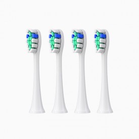 Soft wavy bristle replacement brush head