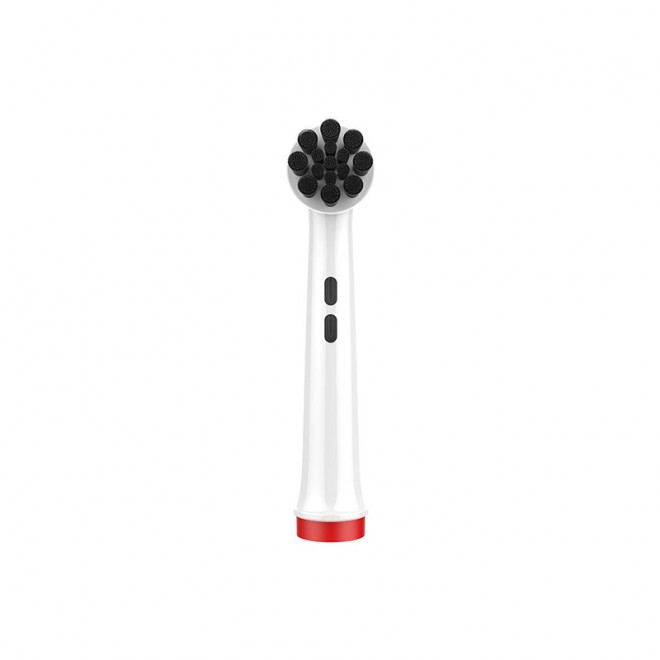 Round bamboo charcoal bristle replacement brush head