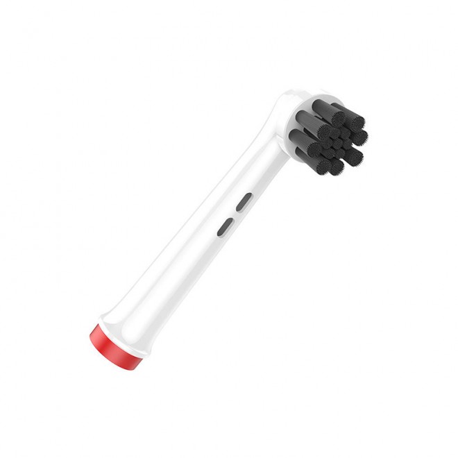 Round bamboo charcoal bristle replacement brush head