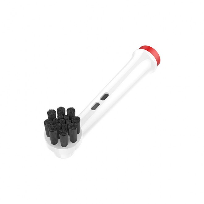 Round bamboo charcoal bristle replacement brush head