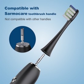 Zero-feel cushioned soft bristle replacement brush head