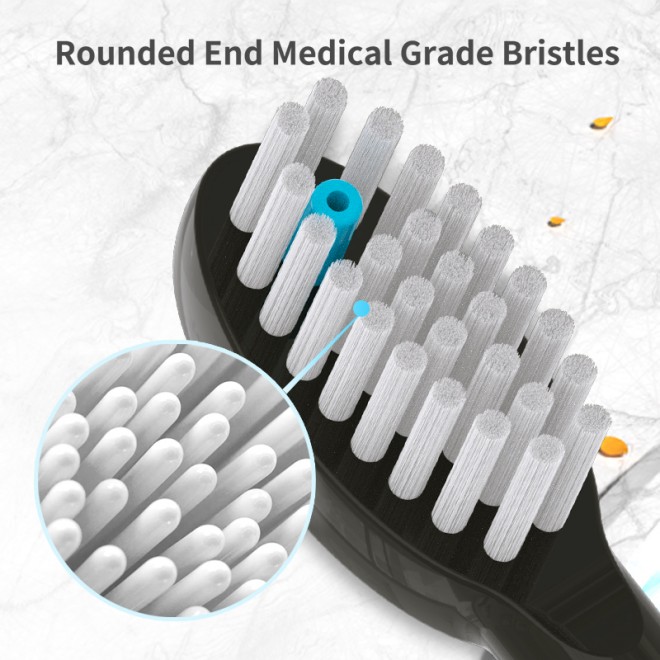 High-quality soft bristle replacement brush heads