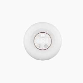 Clock digital display UV disinfection toothbrush holder