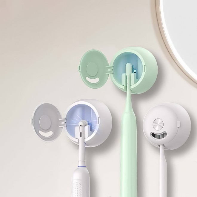 Mini home wall-mounted toothbrush holder