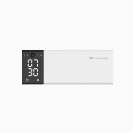 Digital clock 5-slot disinfection toothbrush holder